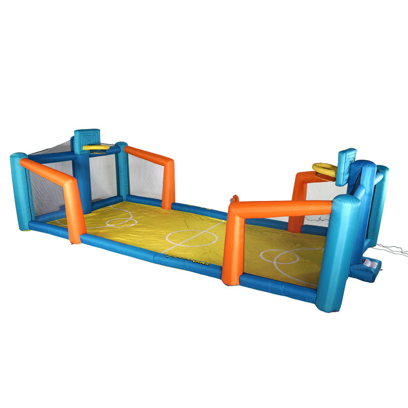 Natus Inc 12' x 27.9' Inflatable Basketball Court with Balls with Air